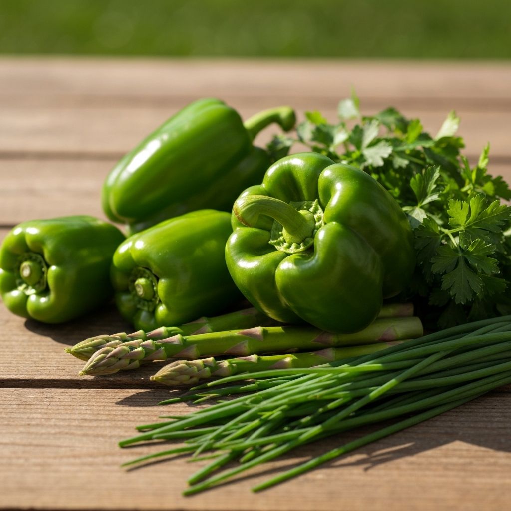 Plant-based ingredients in natural setting